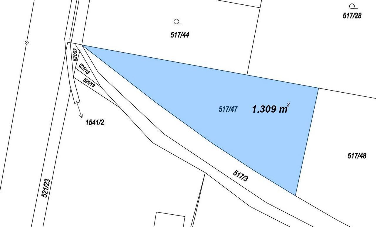 Pozemky pro bydlení, Slánská, Budyně nad Ohří, 1 309 m²