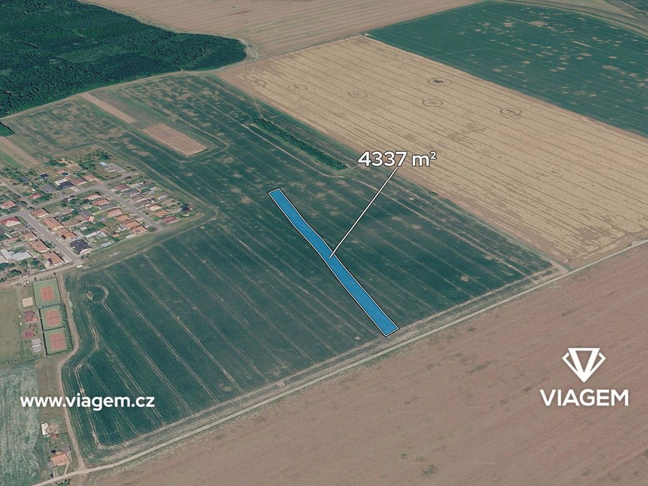 Zemědělské pozemky, Kněžpole, okres Uherské Hradiště, Zlínský kraj