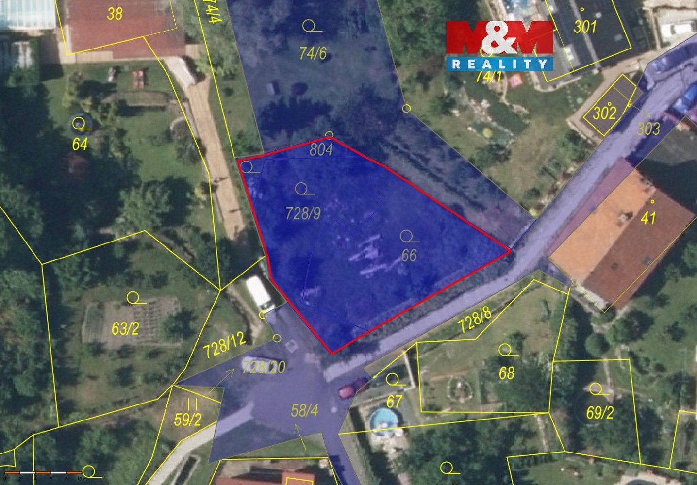 Pozemek pro bydlení, 551 m²