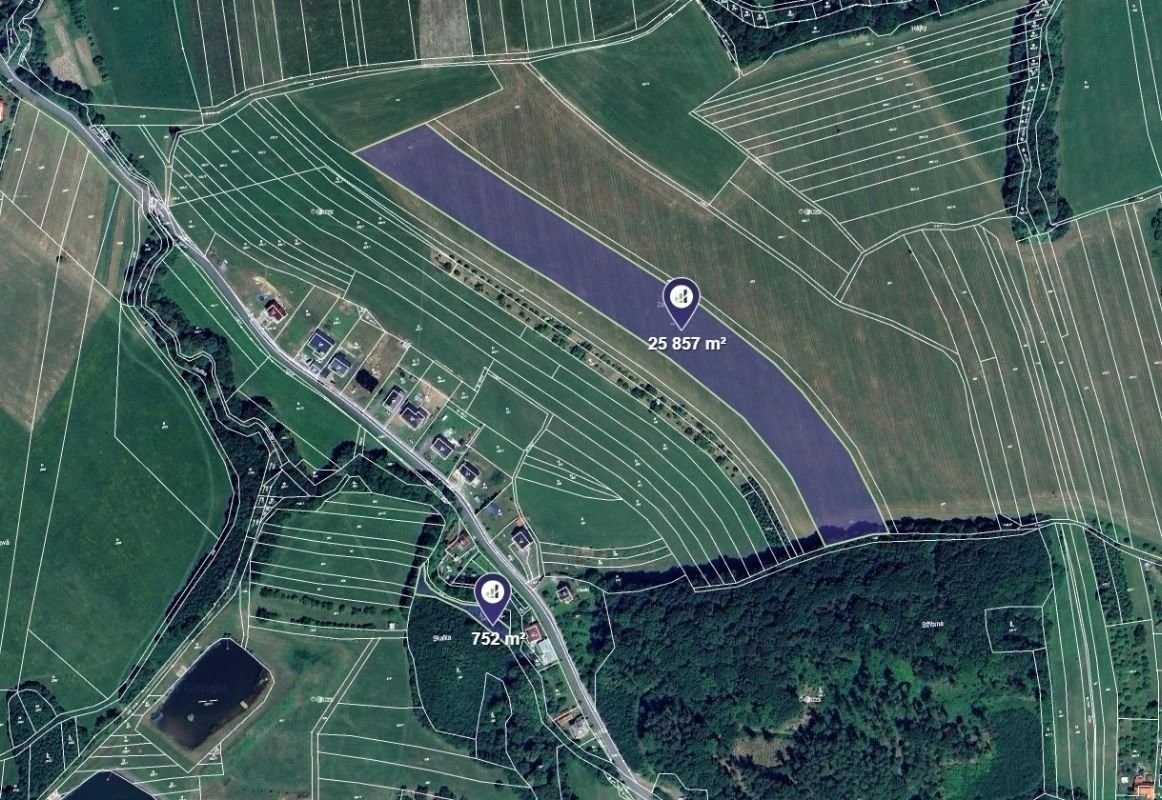 Zemědělské pozemky, Podolí, 16 631 m²