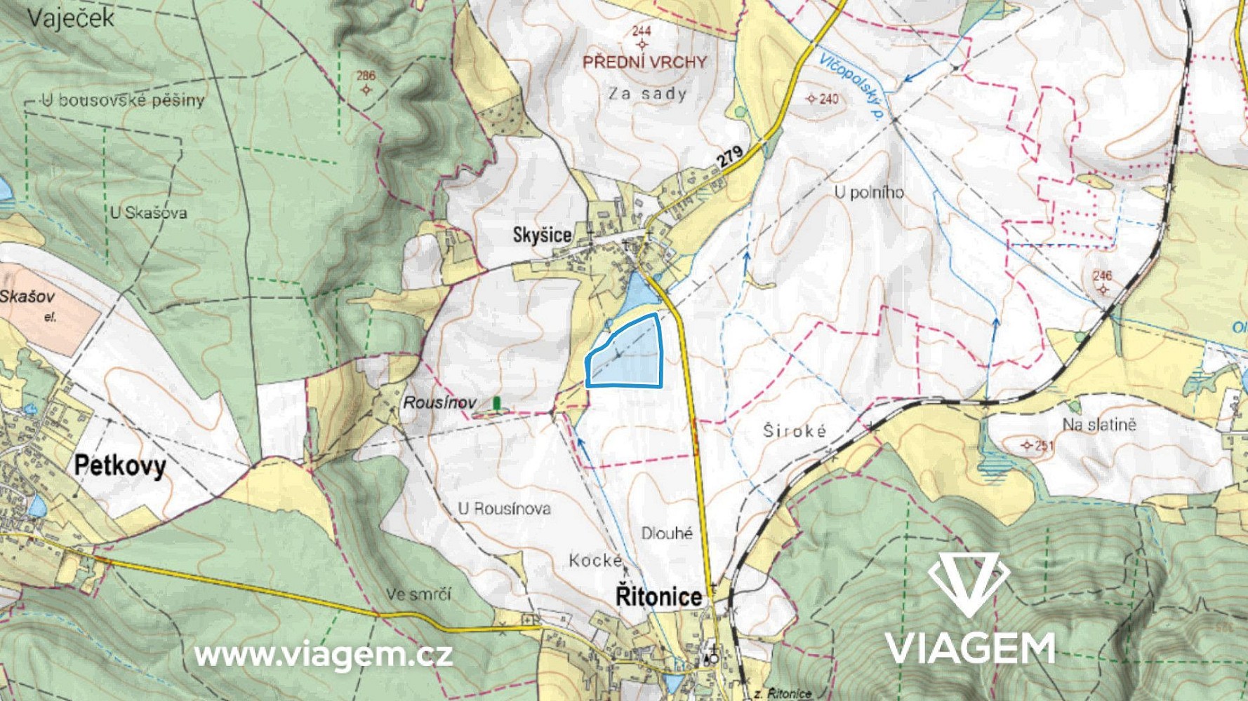 Zemědělský pozemek · Domousnice, okres Mladá Boleslav - 3