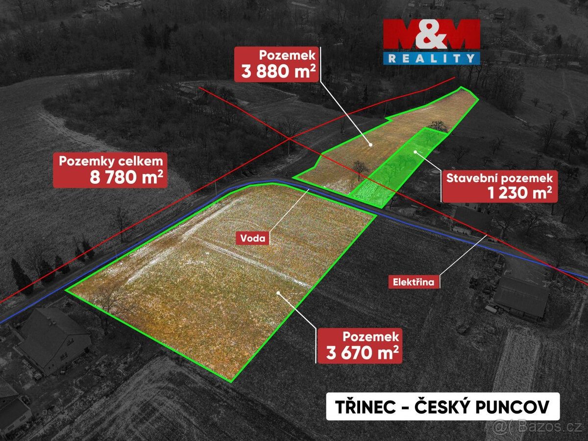 Pozemky pro bydlení, Třinec, 739 61