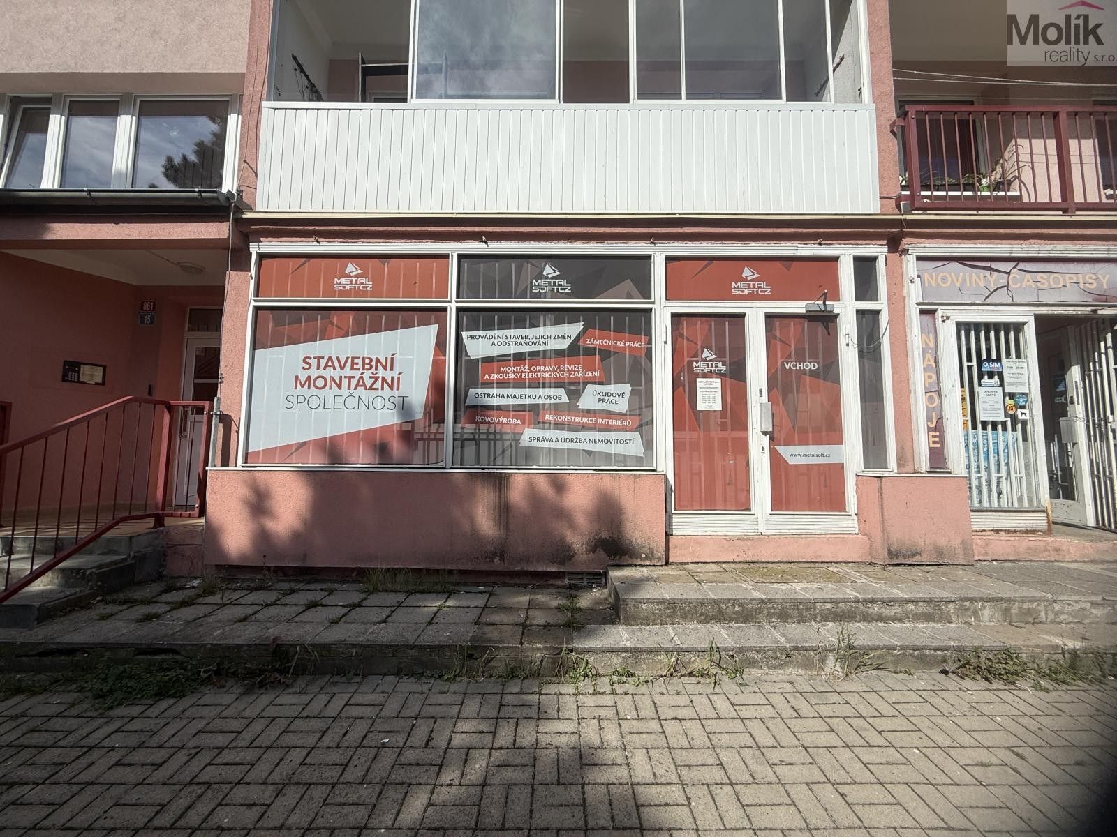 Obchodní prostory, Most, 75 m²