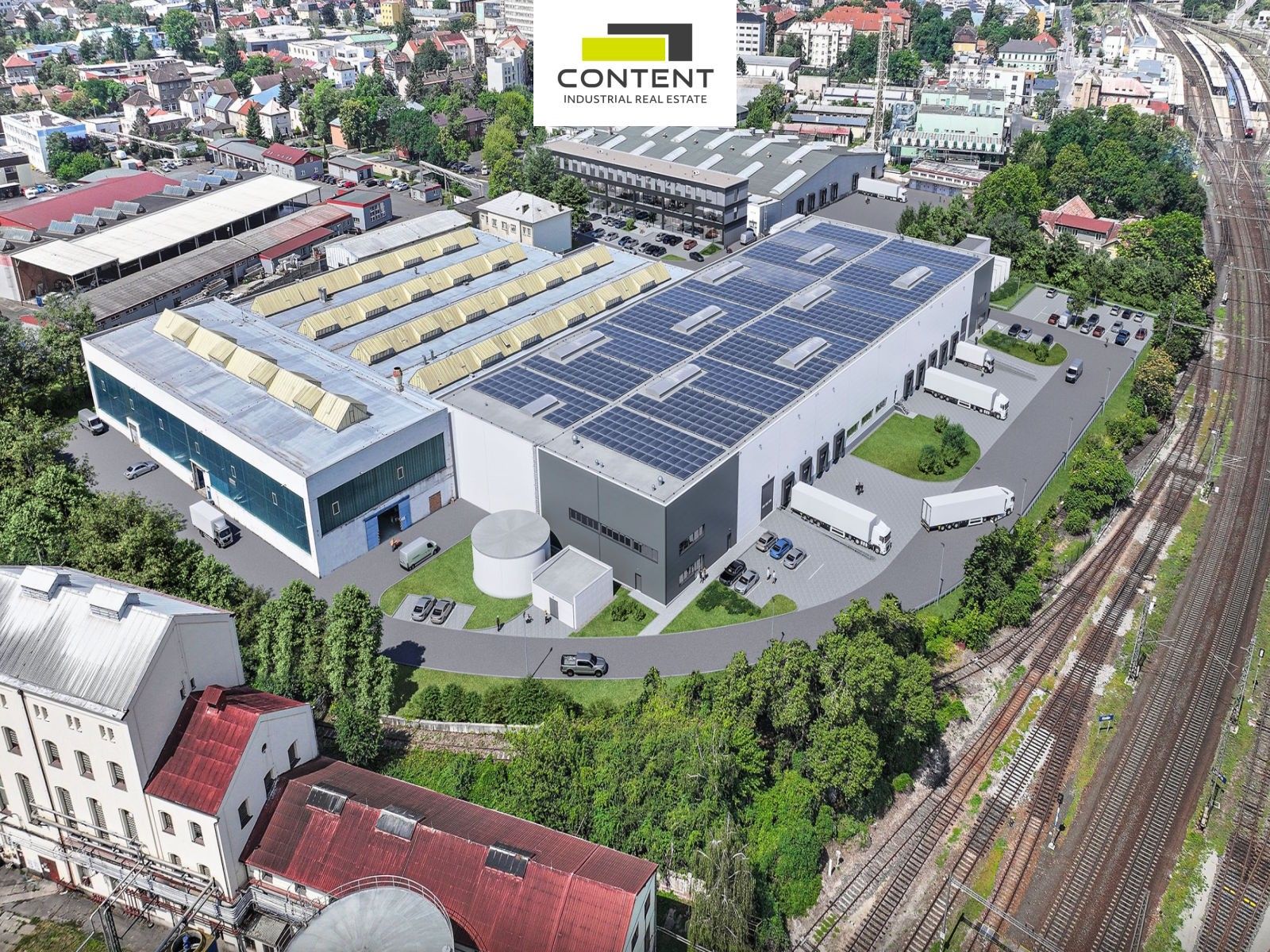 Sklady, Zengrova, Kolín, 3 520 m²