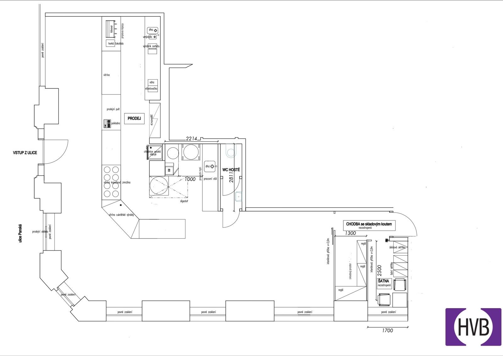 Obchodní prostory · 104 m² · Praha Nové Město - 4