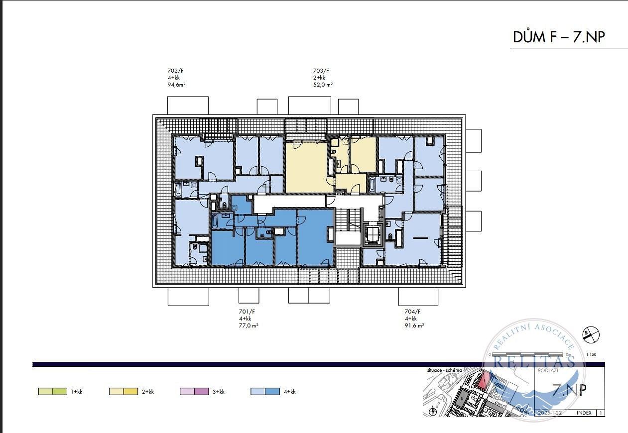 4+kk, Nádražní, Kralupy nad Vltavou, 77 m²