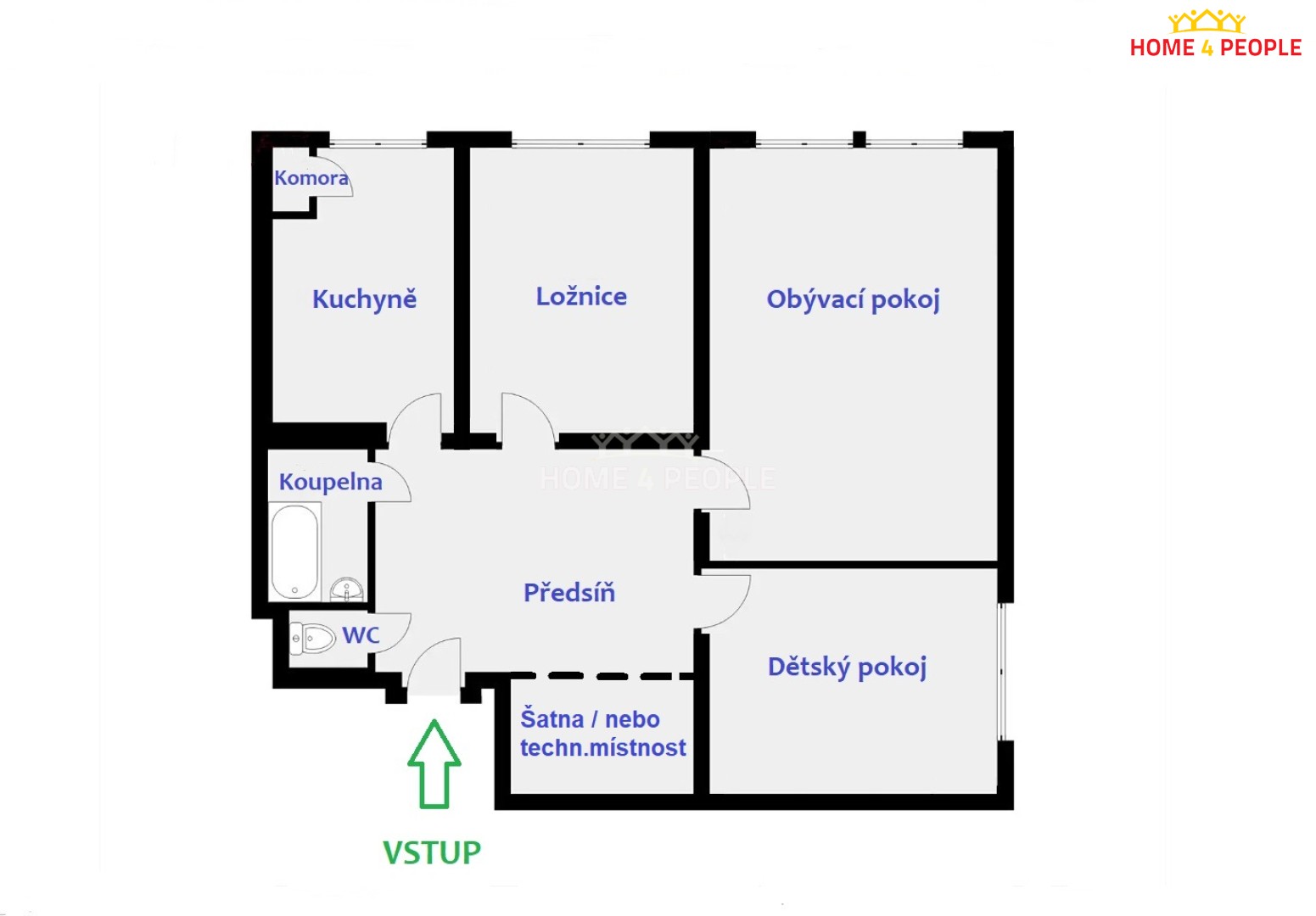 Byt 3+1 · 93 m² · Jana Drdy, Příbram - 3