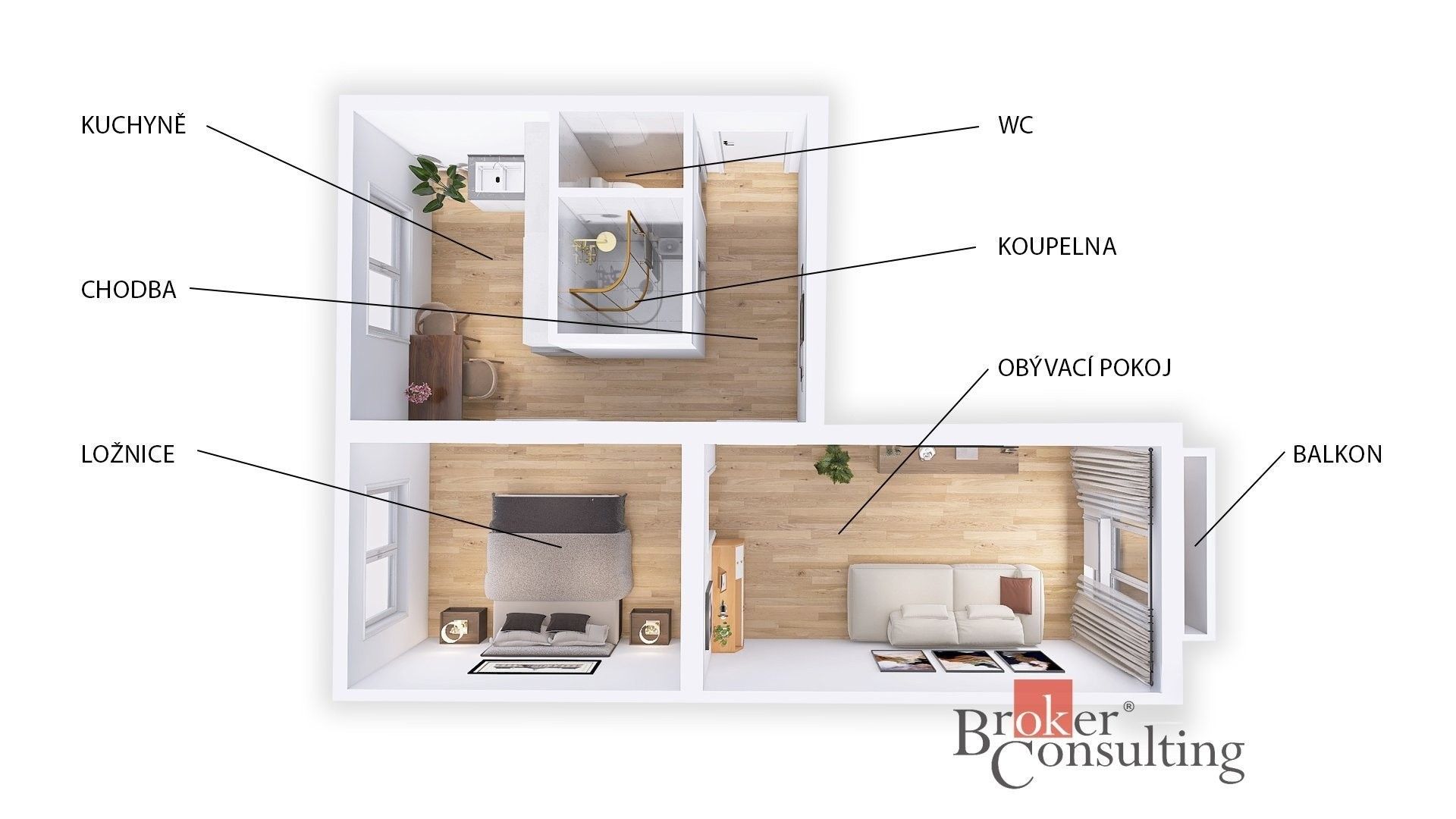 2+1, Vyškovská, Bučovice, 55 m² - 2