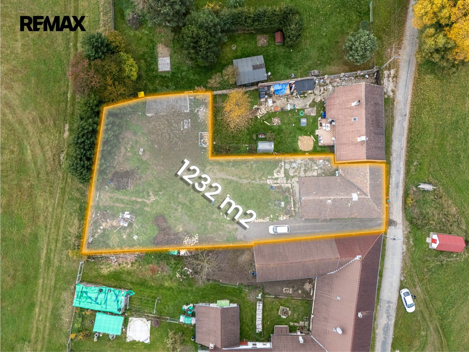 Pozemky pro bydlení, Dačice Lipolec, 1 232 m² - 1