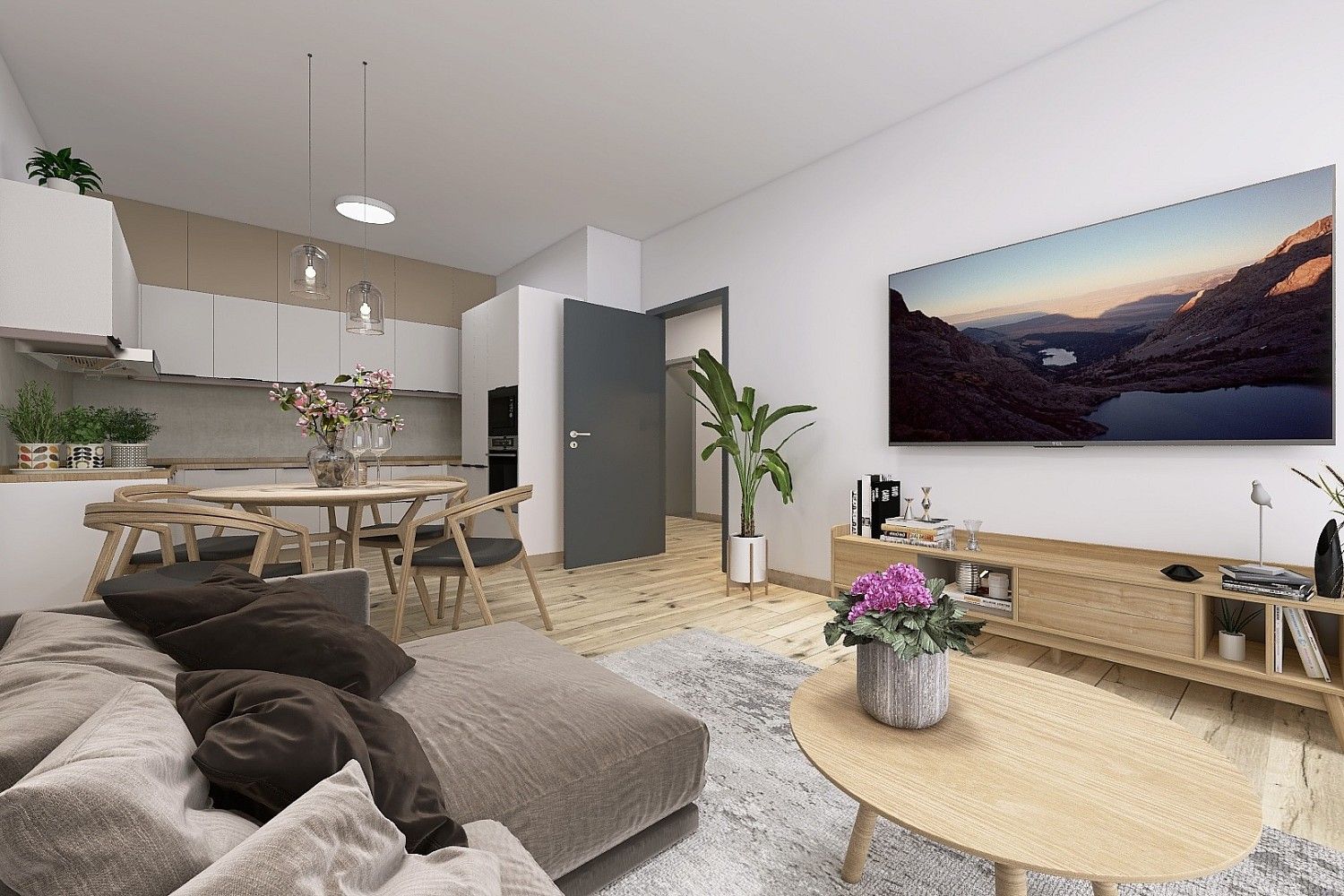 Byt 2+kk, 53 m²