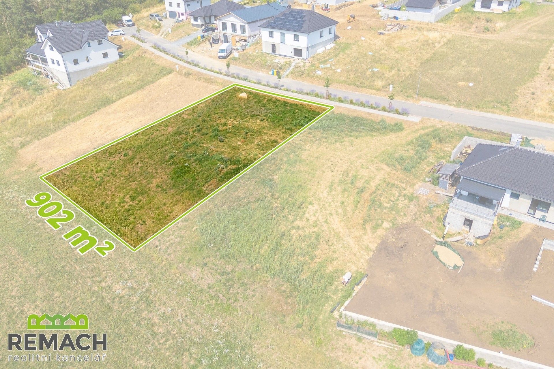 Pozemky pro bydlení, Ořechov, 902 m² - 2