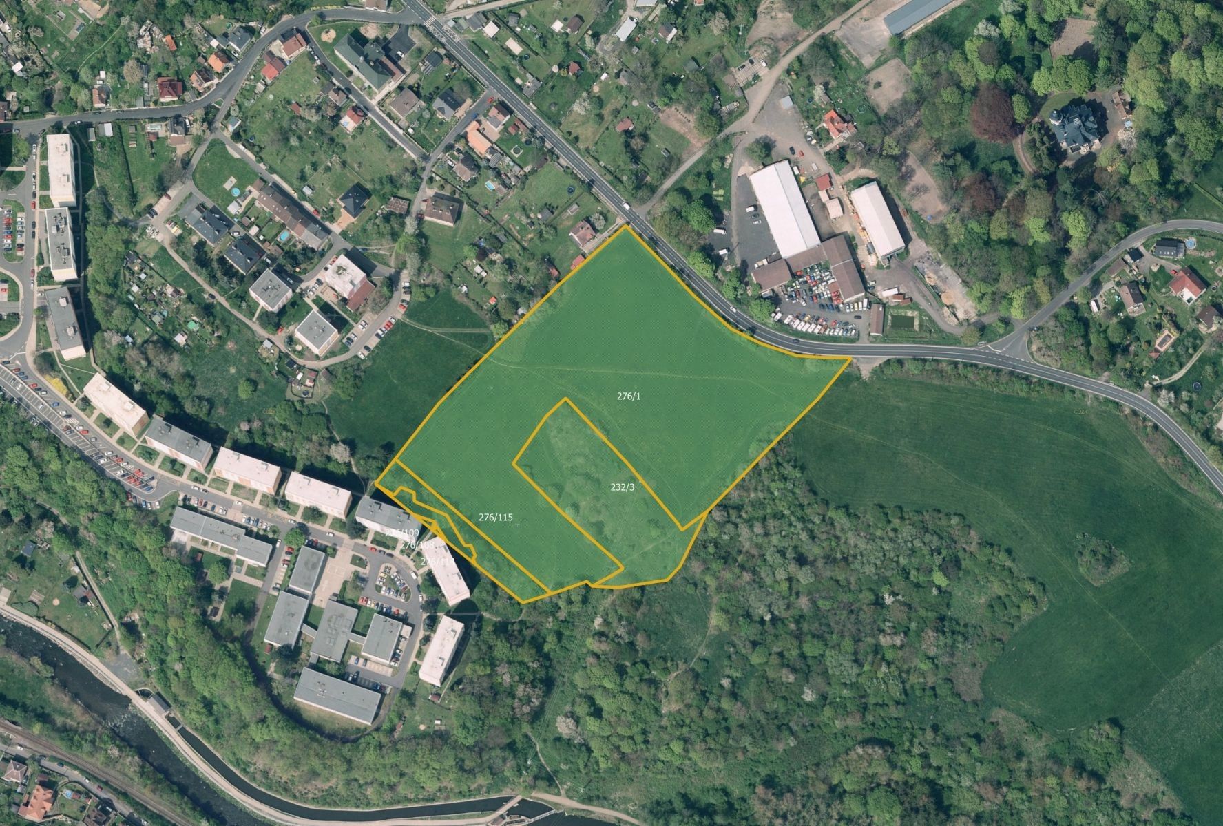 Prodej zemědělský pozemek - XXVII-Březiny, Děčín