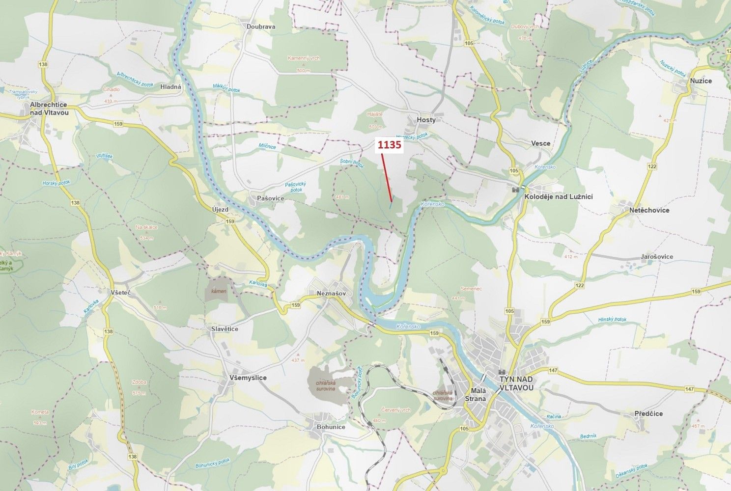 Prodej les - Hosty, okres České Budějovice, Jihočeský kraj - 1