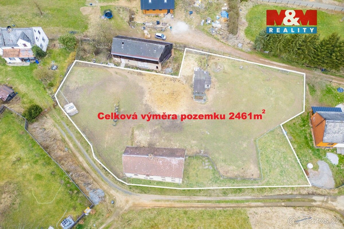 Stavební pozemek, Toužim – pohled 2