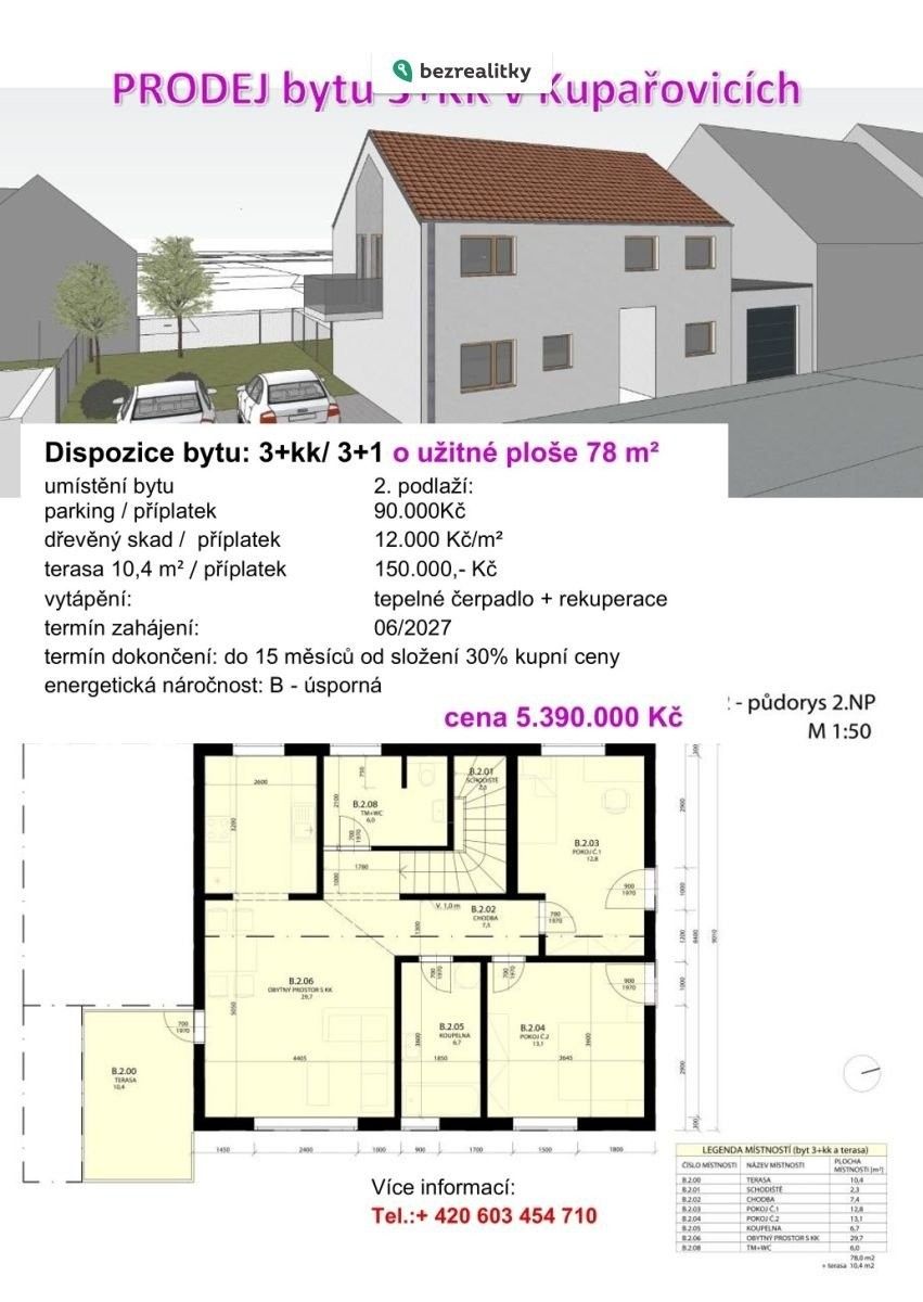 Pozemek pro bydlení · Kupařovice - 3