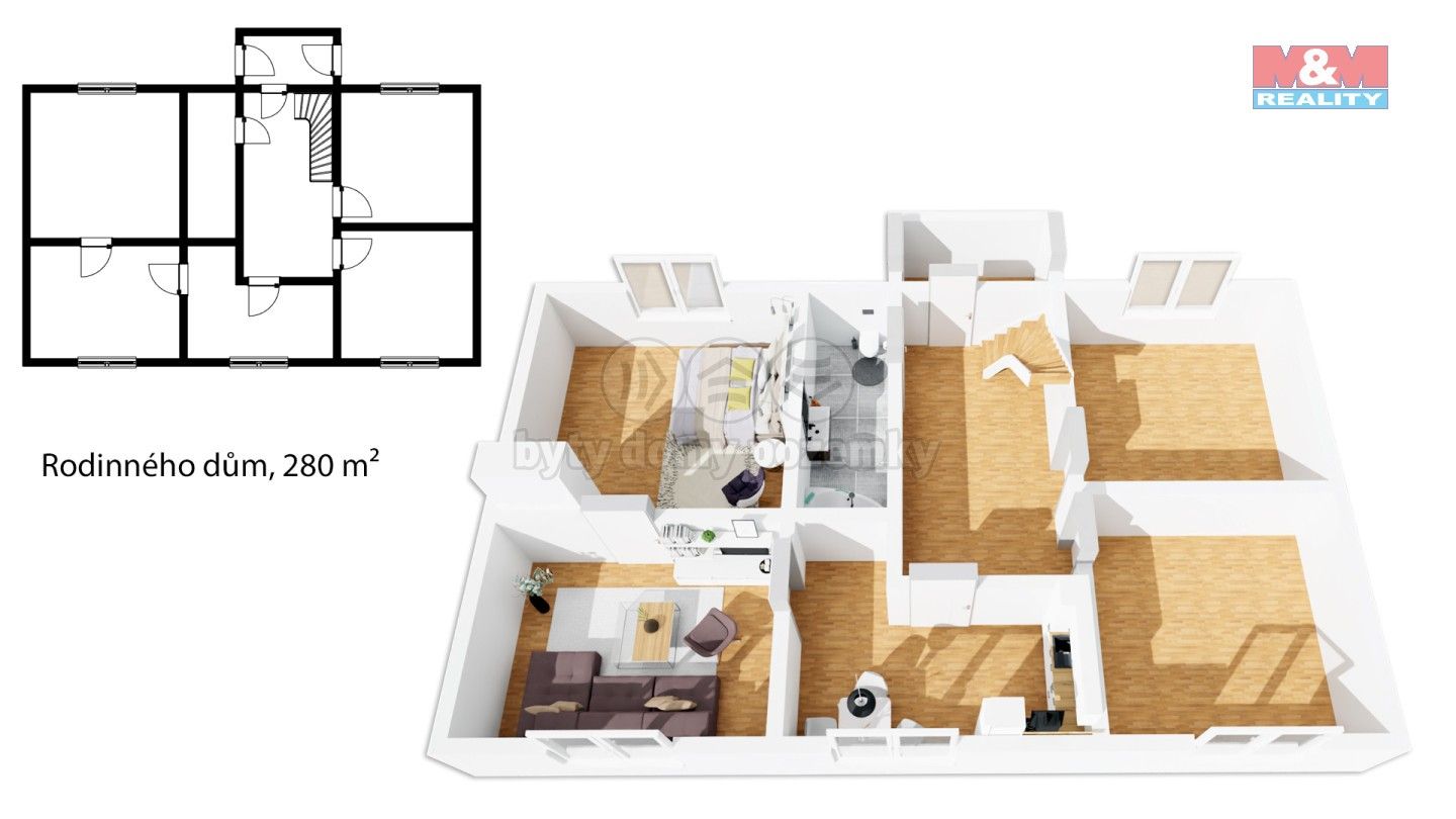 Prodej rodinný dům - Hradčany, Smidary, 280 m²
