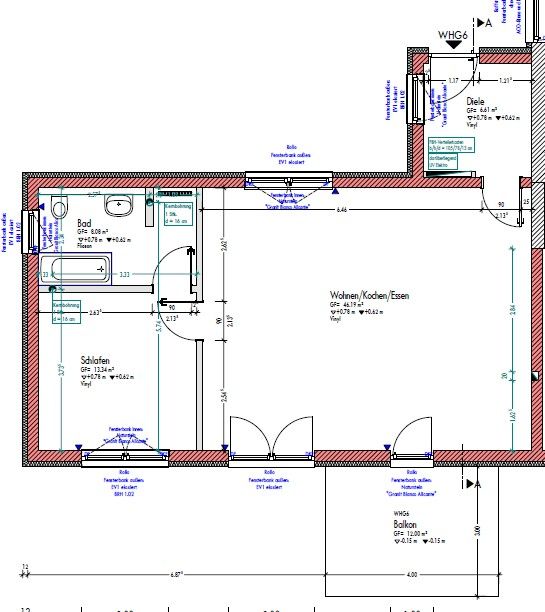 2+1, Poststeig 1, , Bavorsko, 80 m² - 2