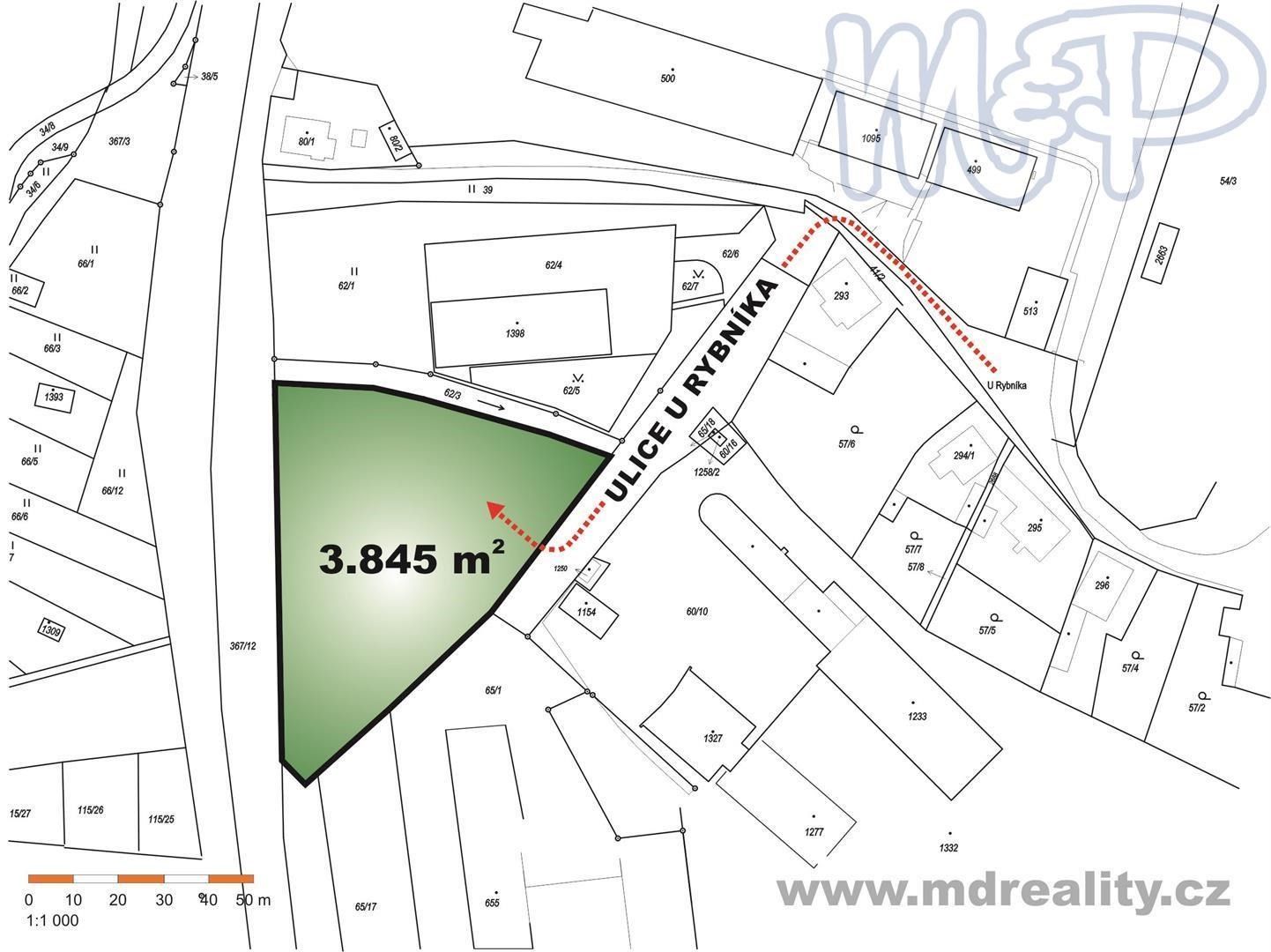 Prodej komerční pozemek - Jihlava, Česko, 3 845 m²