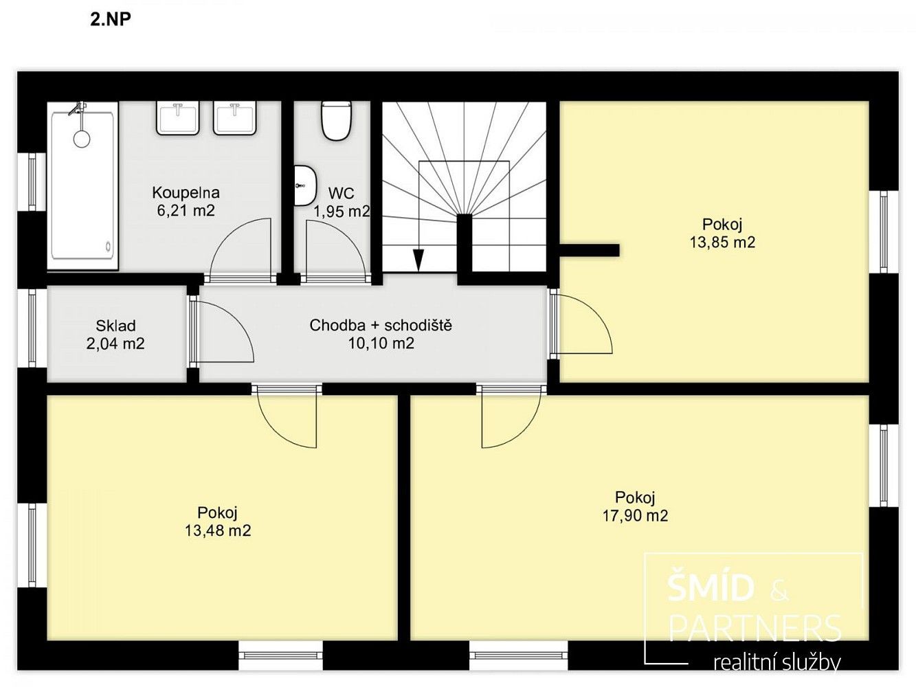 Byt 5+kk · 131 m² · Poděbrady - Poděbrady III, okres Nymburk, Středočeský kraj - 3