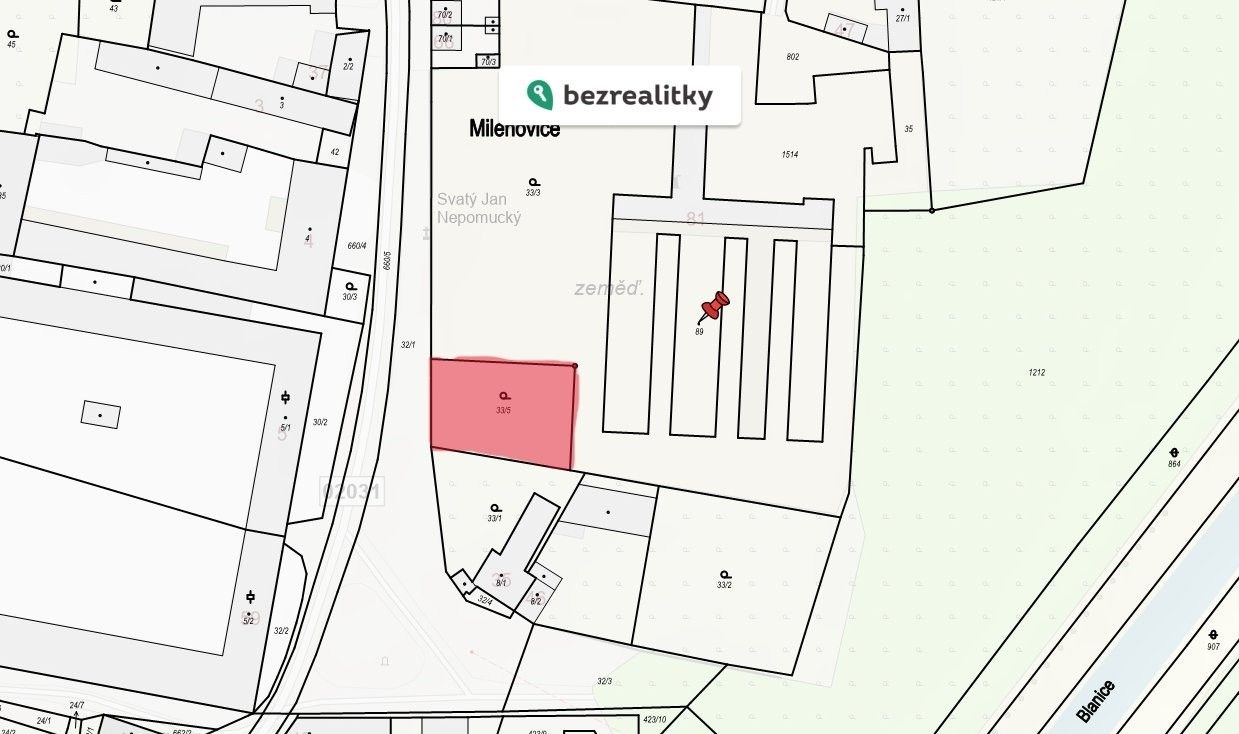 Pozemky pro bydlení, Protivín Milenovice - 2