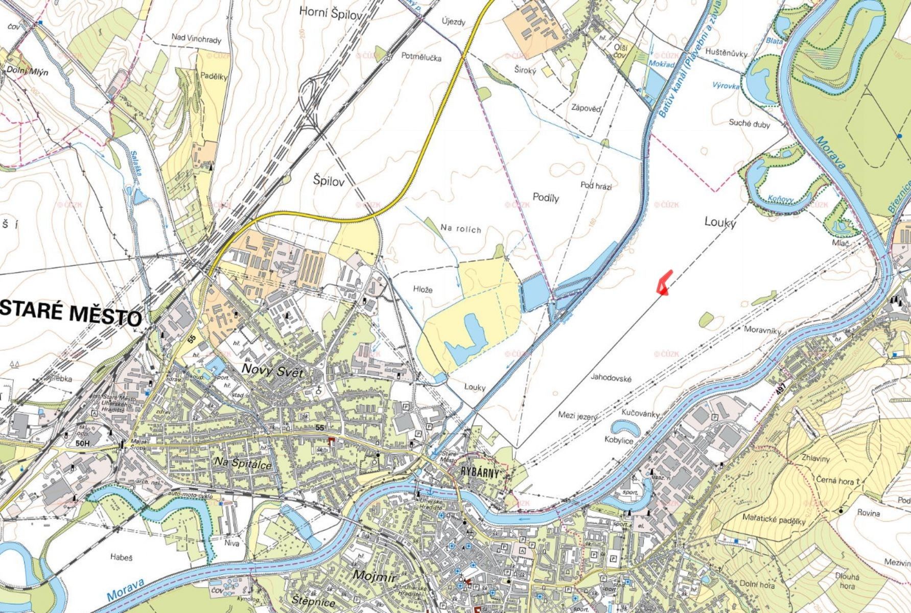 Prodej zemědělský pozemek - Staré Město