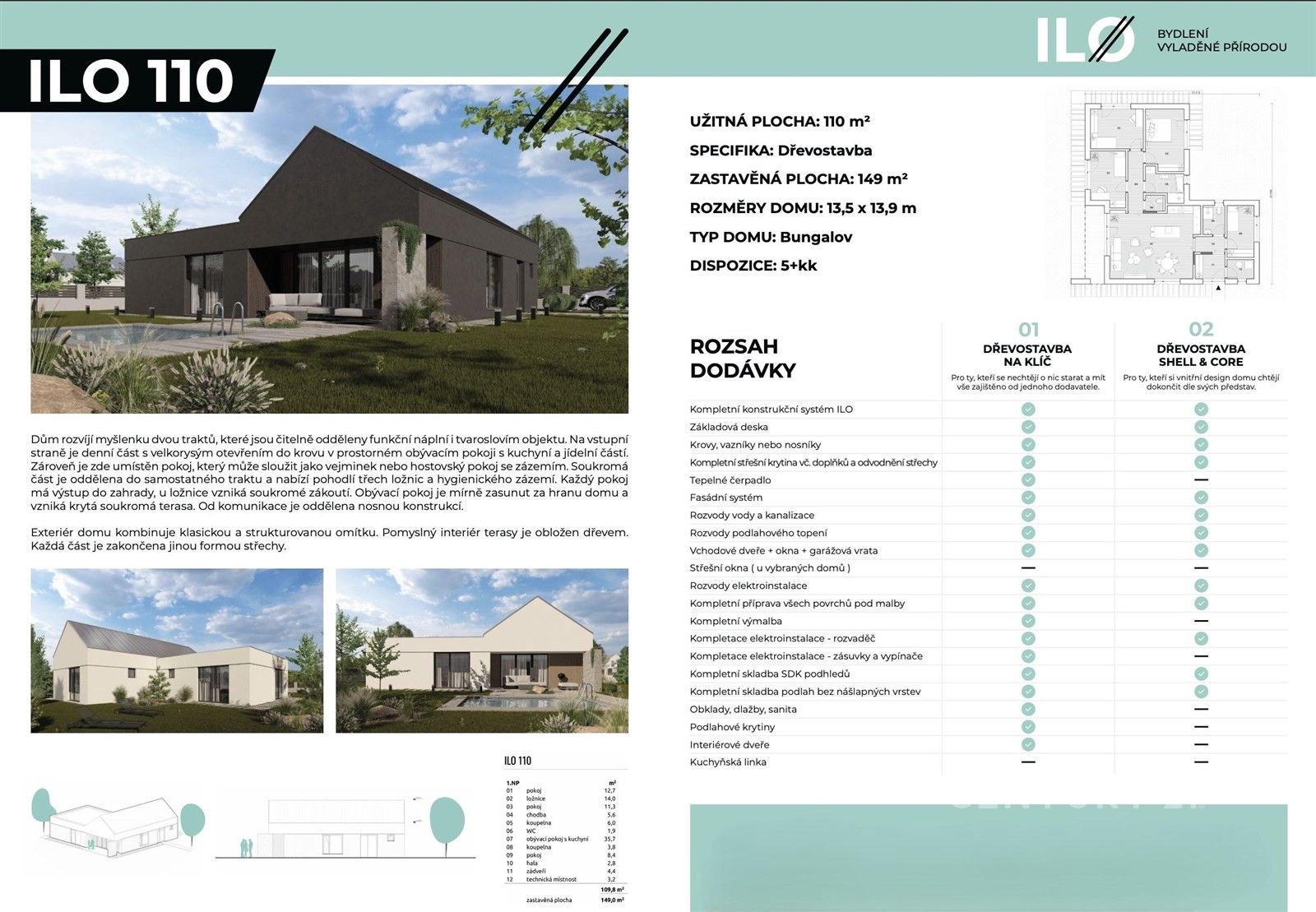 Prodej rodinný dům - Lačnov, 110 m²
