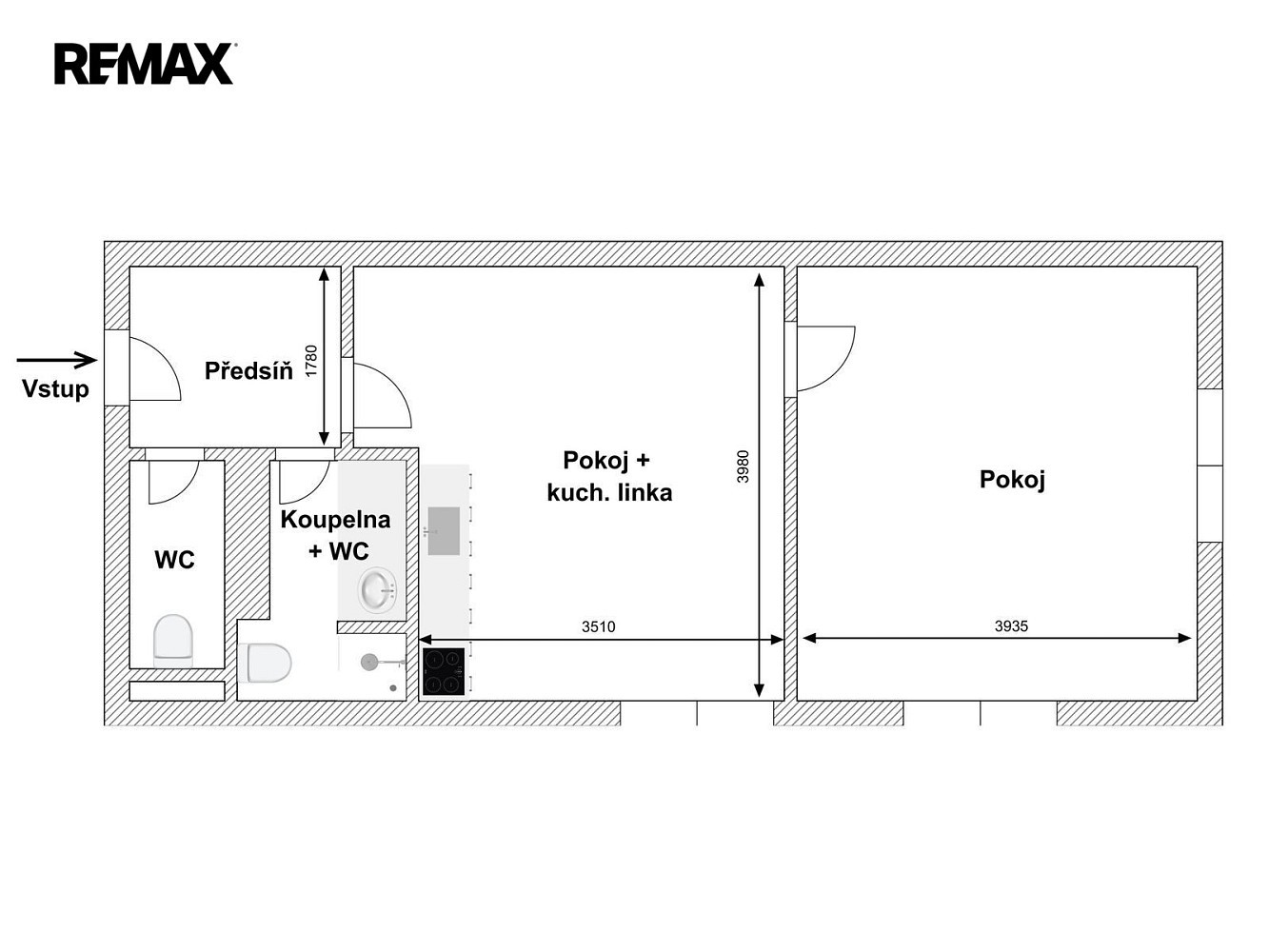 Obchodní prostory · 39 m² · Na hřebenech I, Praha 4 - Podolí - 2