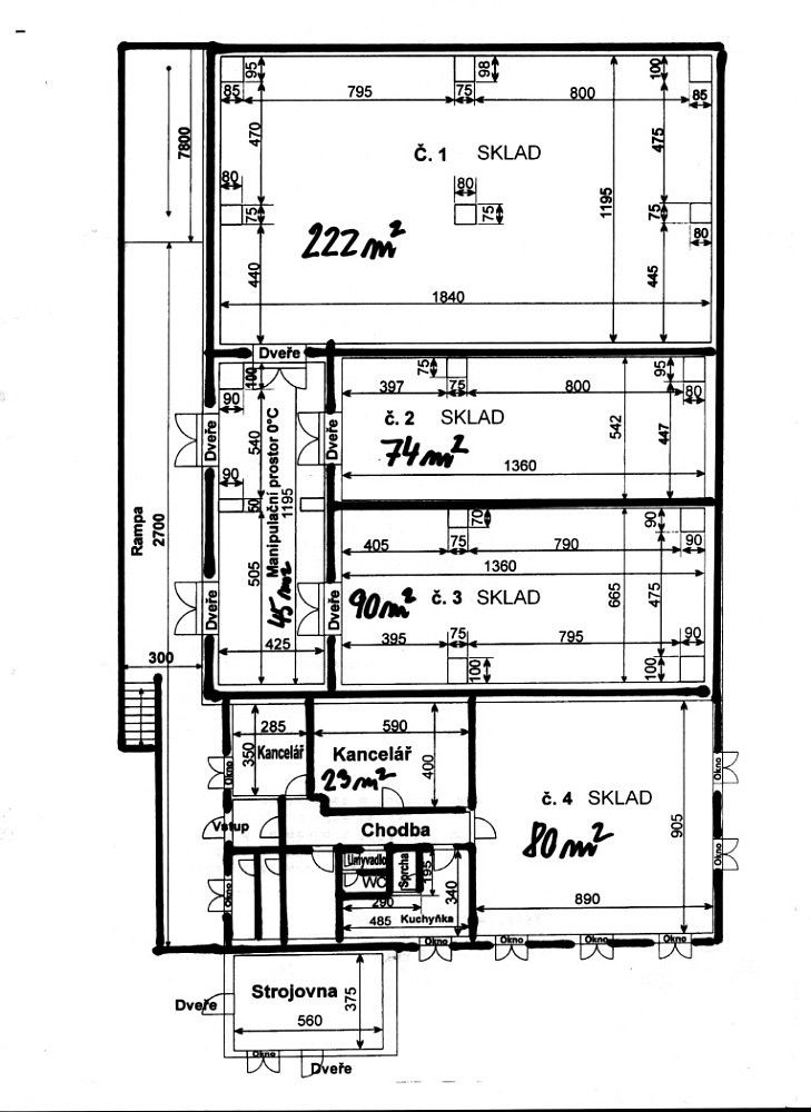 Pronájem sklad - Luštěnice - Zelená, okres Mladá Boleslav, 220 m² - 5