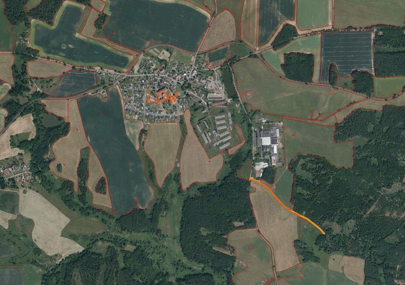 Prodej zemědělský pozemek - Lom u Tachova, 3 739 m² - 5