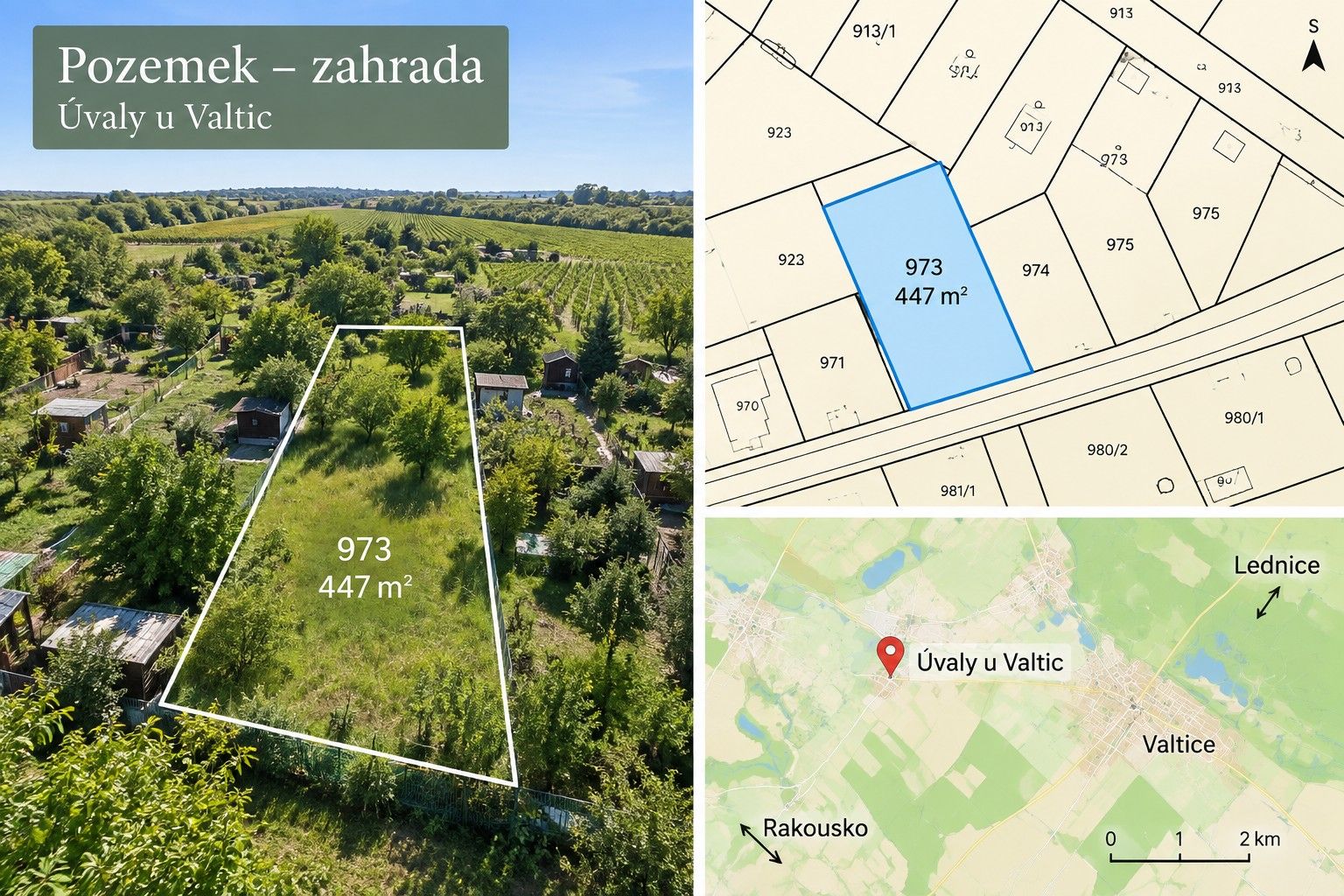 Zahrady, Valtice - Úvaly u Valtic, Jihomoravský kraj - 2