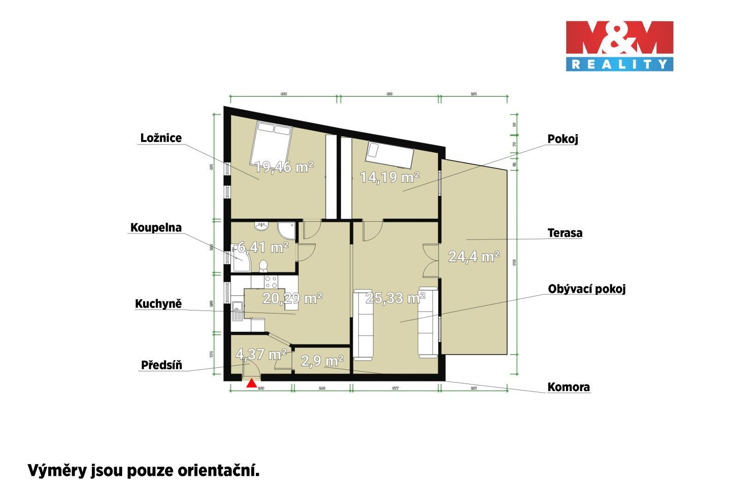Prodej byt 3+kk - Lipová, Plzeň, 93 m²
