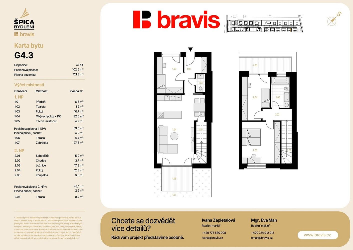 Prodej byt 4+kk - Brno, okres Brno-město, Jihomoravský kraj, 103 m² - 5