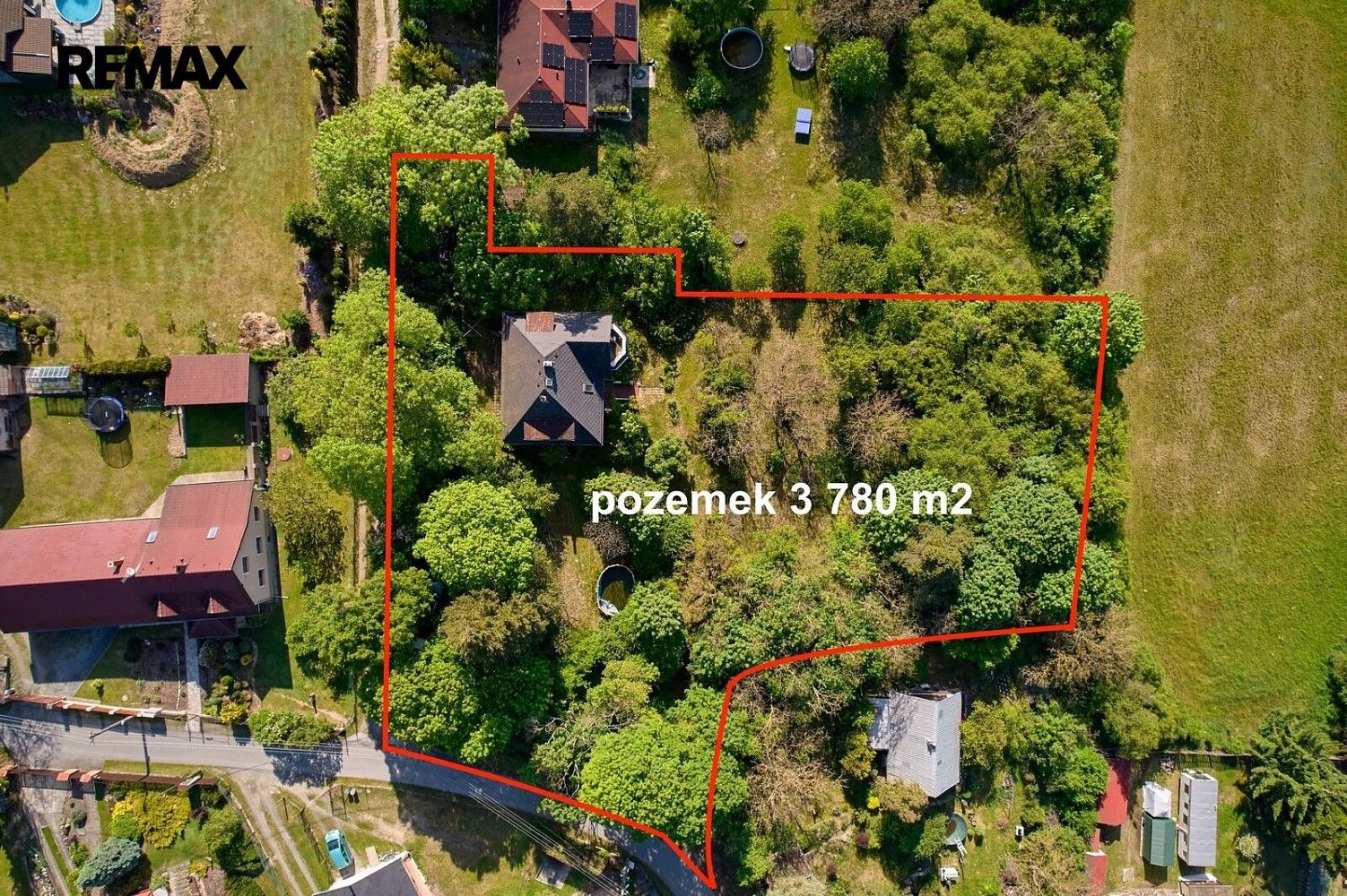 Pozemek pro bydlení, 3 780 m²