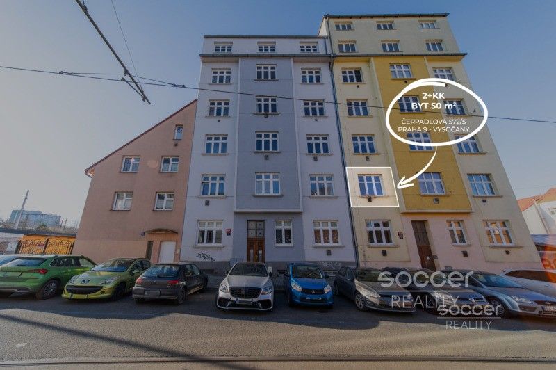 Byt 2+kk · 50 m² · Čerpadlová, Praha - 3