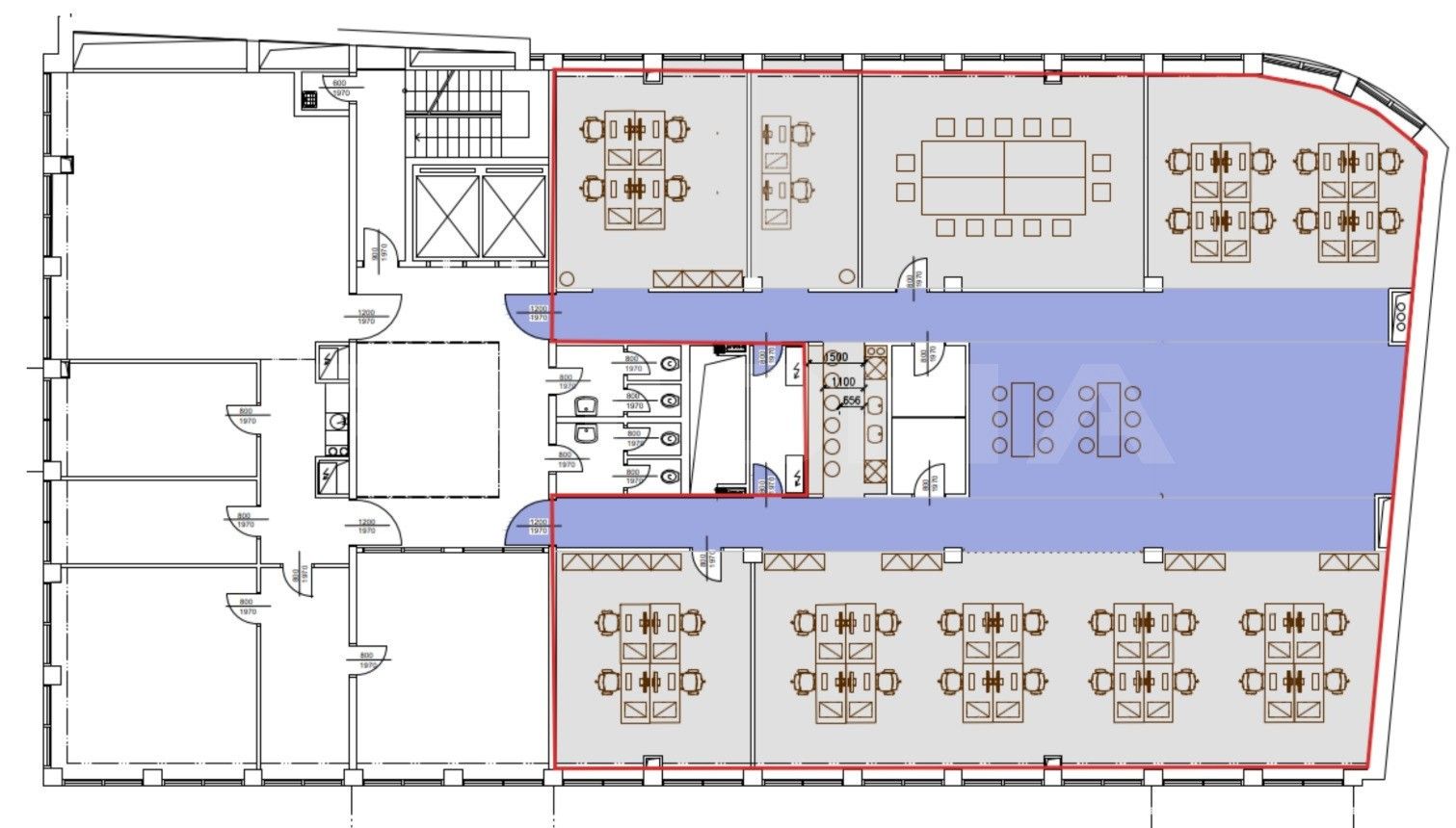 Kancelář · 150 m² · Na Pankráci, Praha - 3