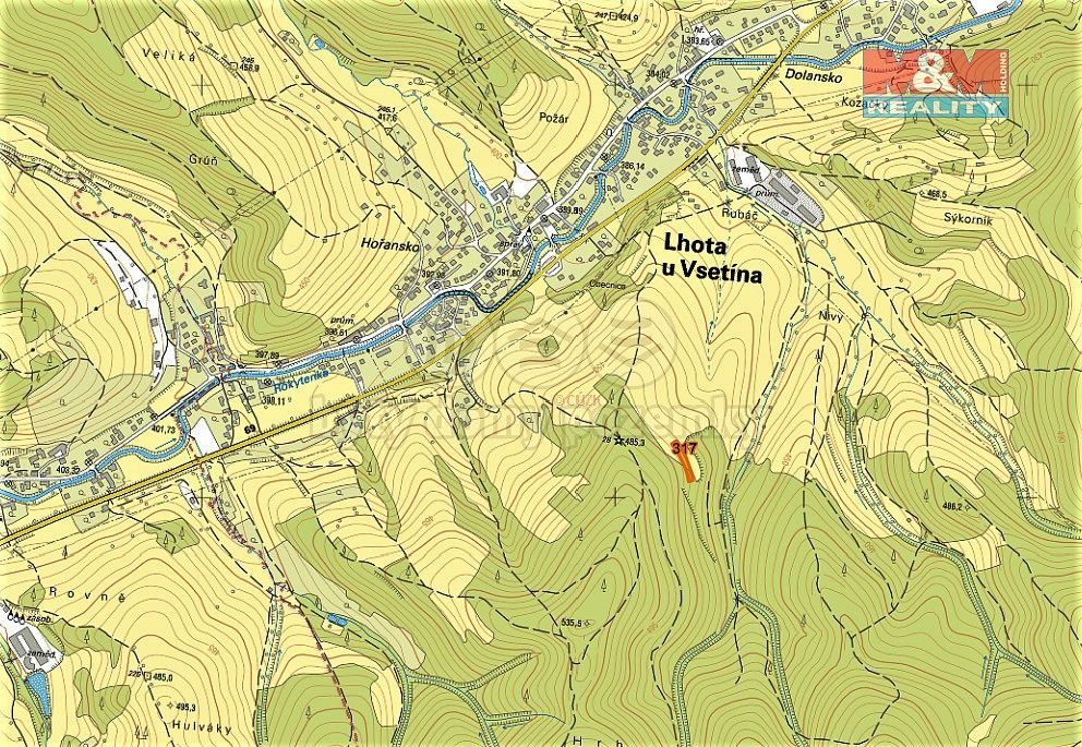 Prodej zemědělský pozemek - Lhota u Vsetína, okres Vsetín, Zlínský kraj - 2