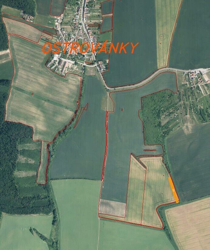 Zemědělské pozemky, Ostrovánky, 1 633 m² - 2