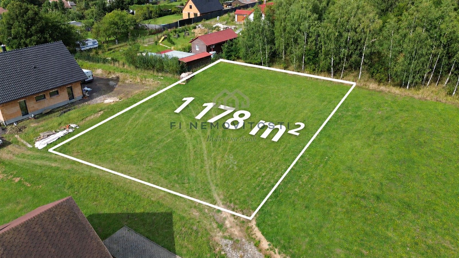 Pozemek pro bydlení, 1 178 m²