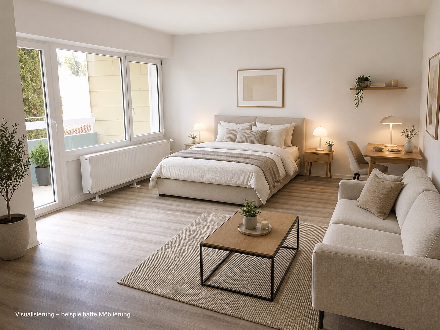 1+1, Pallingerstraße 3 Traunreut Traunreut Bayern 83301, 44 m² - 2
