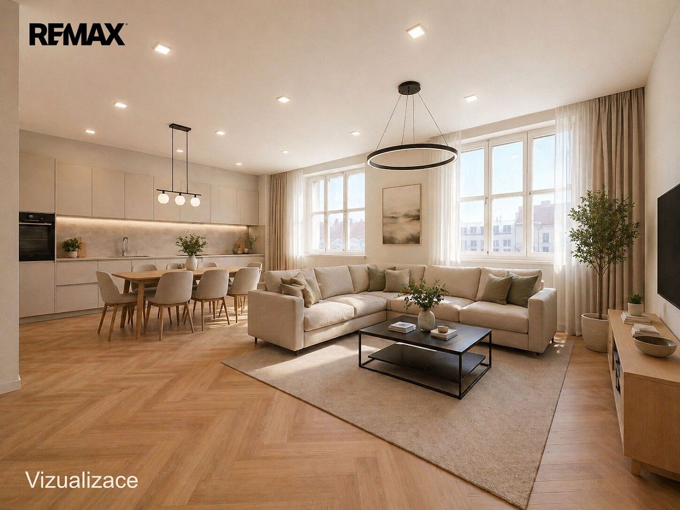 2+kk, Louny, Ústecký kraj, 66 m² - 1