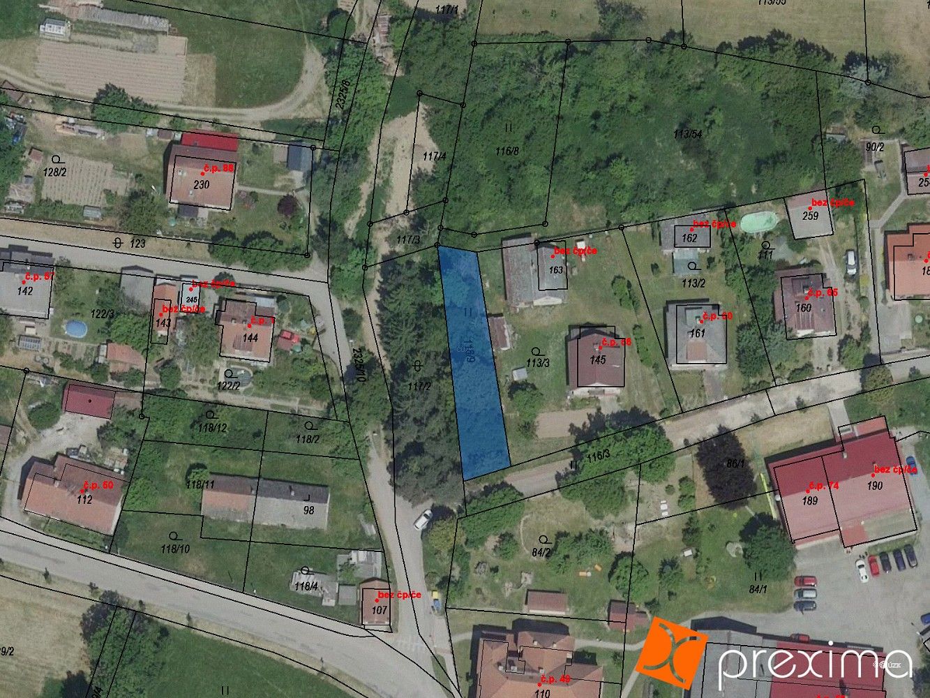 Pozemky pro bydlení, Petroupim, okres Benešov - 1