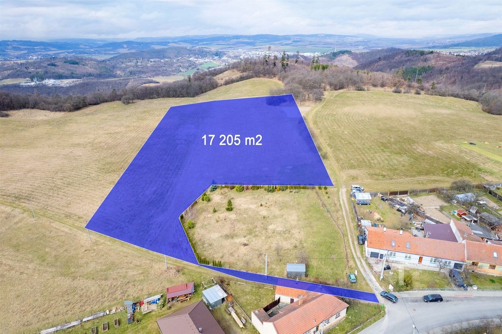 Pozemek pro bydlení, 17 205 m²