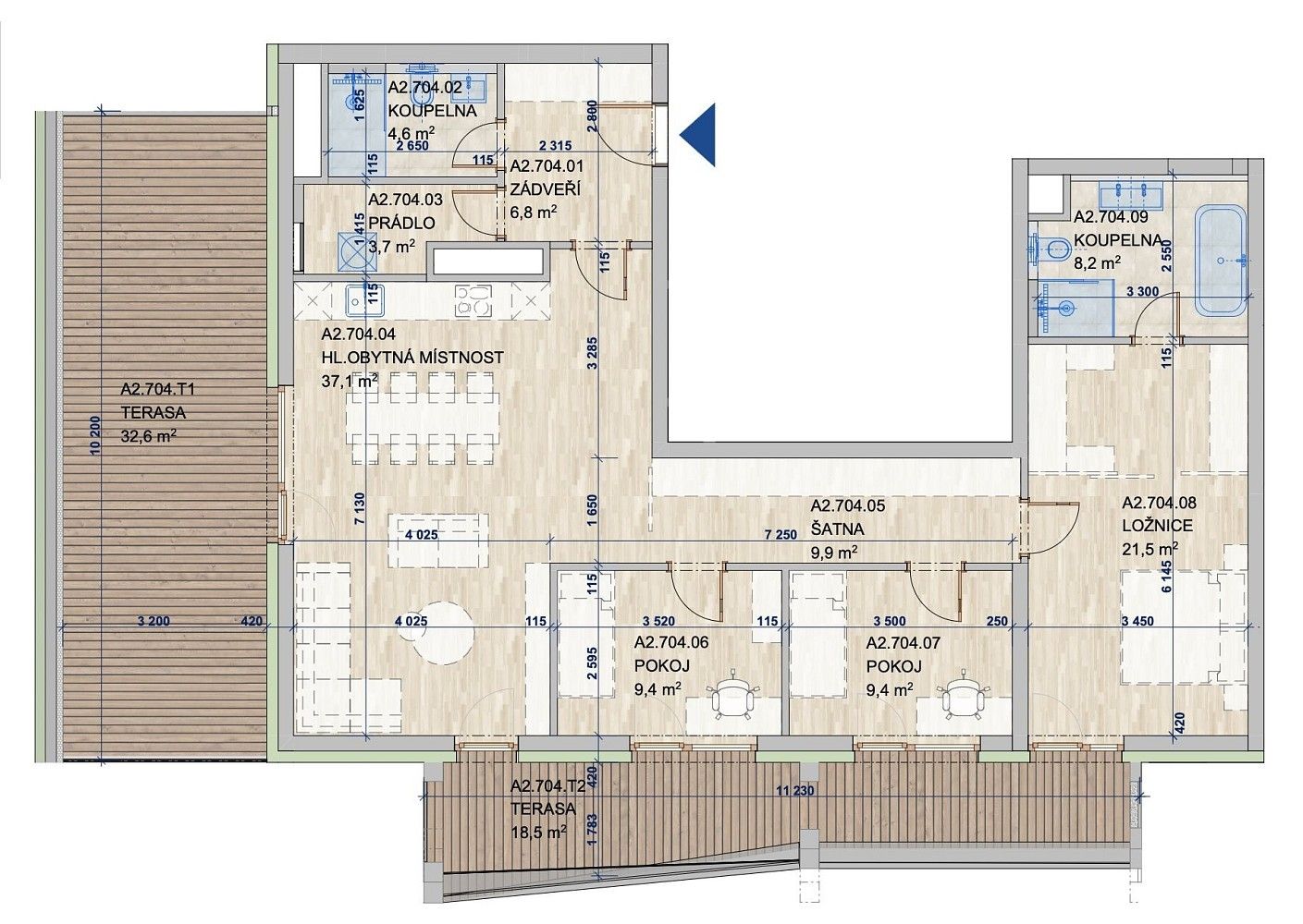 4+kk, Brno, okres Brno-město, Jihomoravský kraj, 162 m² - 1