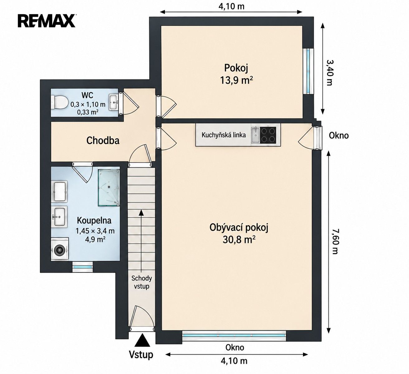 Prodej rodinný dům - Hálkova 63, Úvaly, 60 m² - 5
