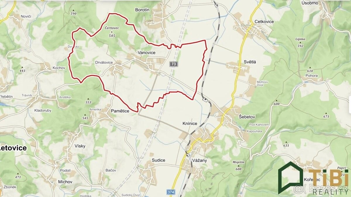 Prodej pozemek pro bydlení - Vanovice, 679 36