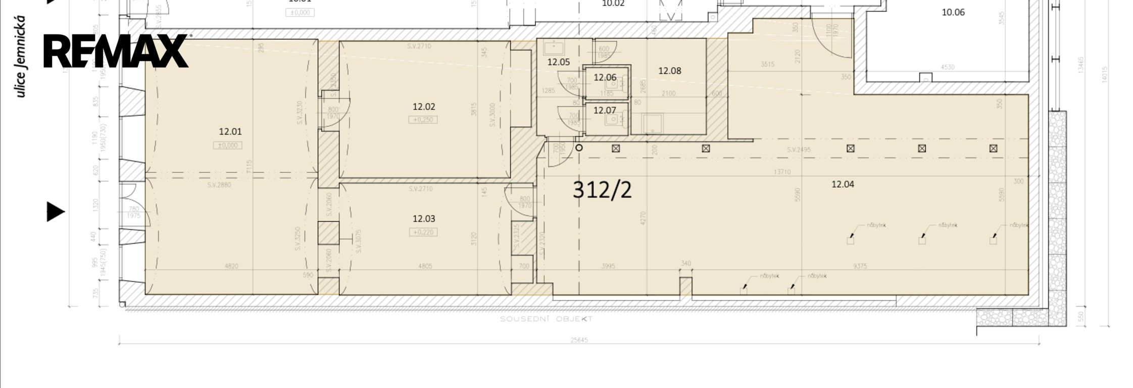 Obchodní prostory · 158 m² · Jemnická 312, Praha Michle - 4
