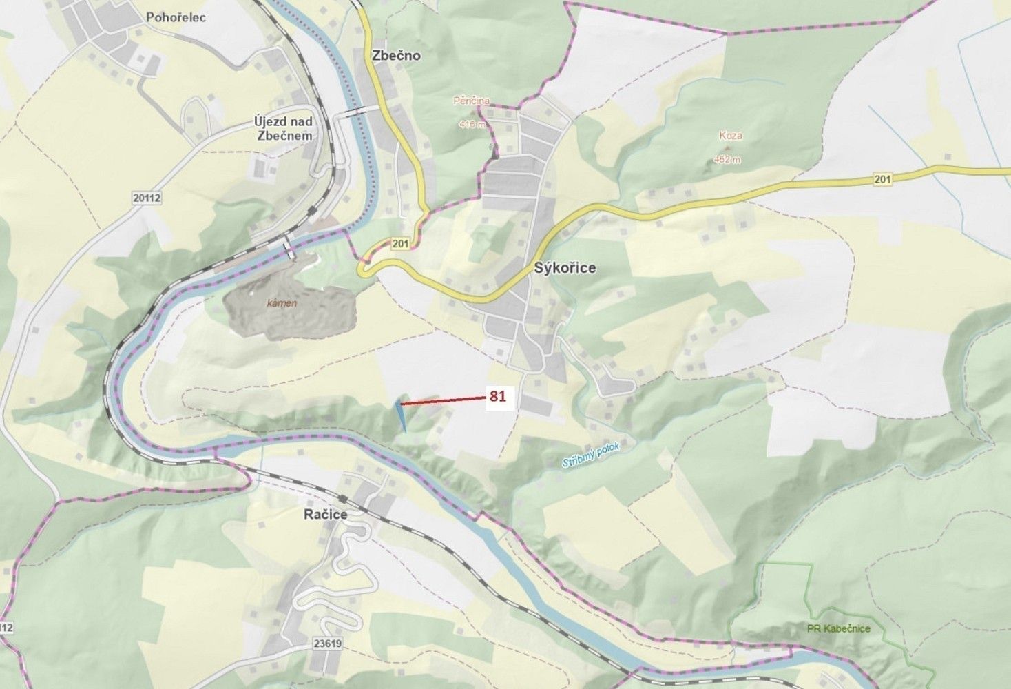 Prodej les - Račice, okres Rakovník, Středočeský kraj - 1