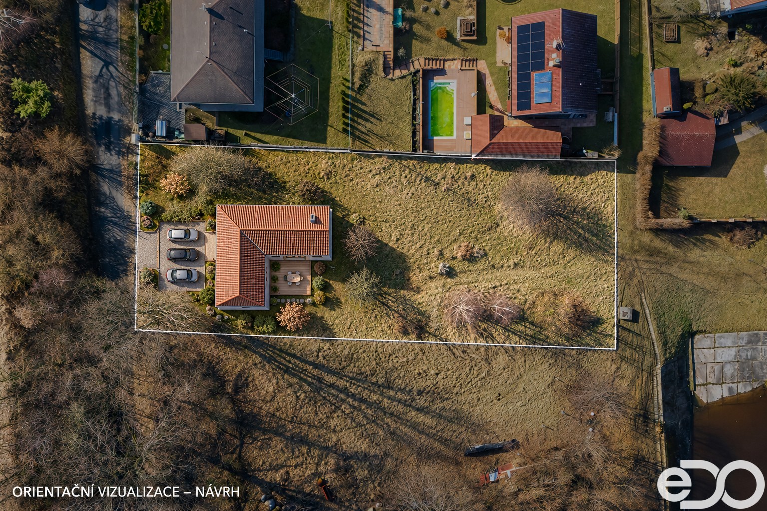 Pozemek pro bydlení · 1 370 m² · Mrač - 3