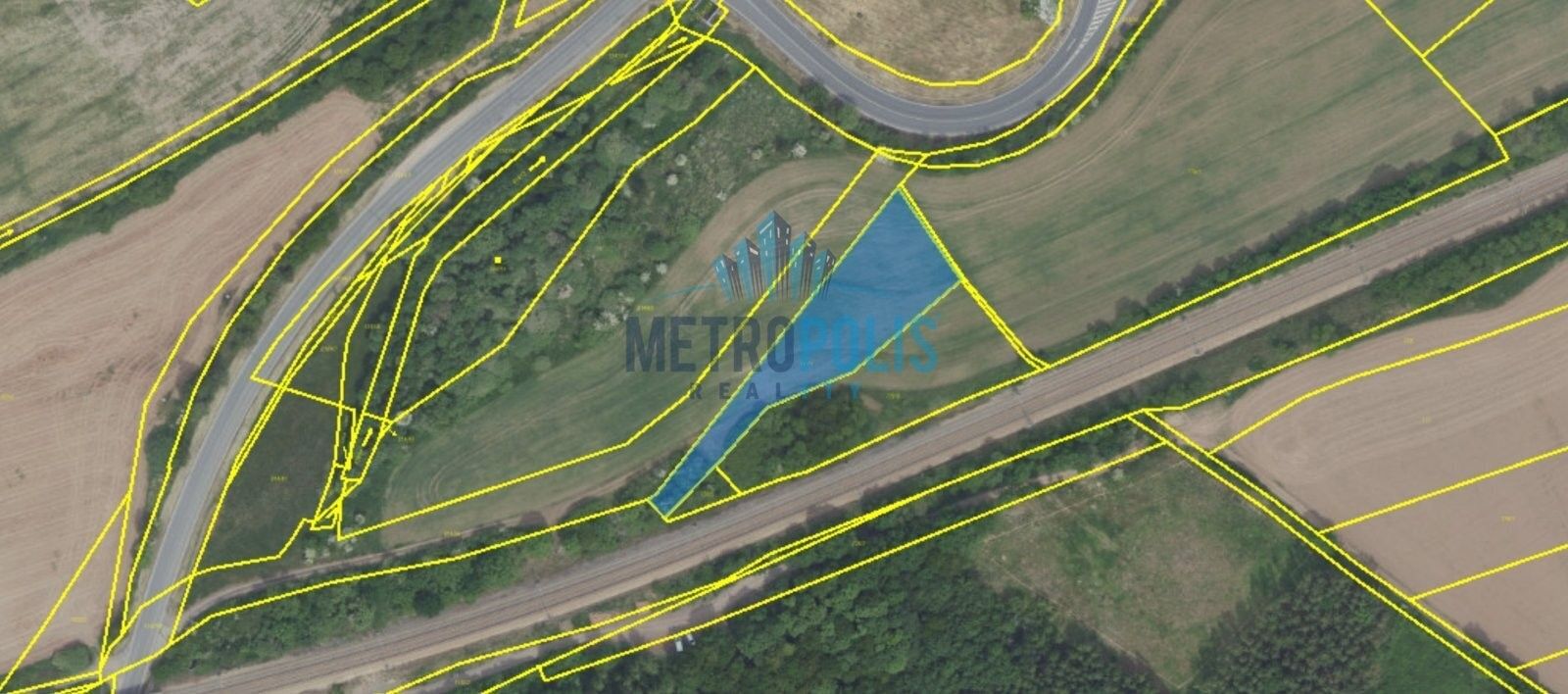 Zemědělské pozemky, Cerhovice, 2 496 m²