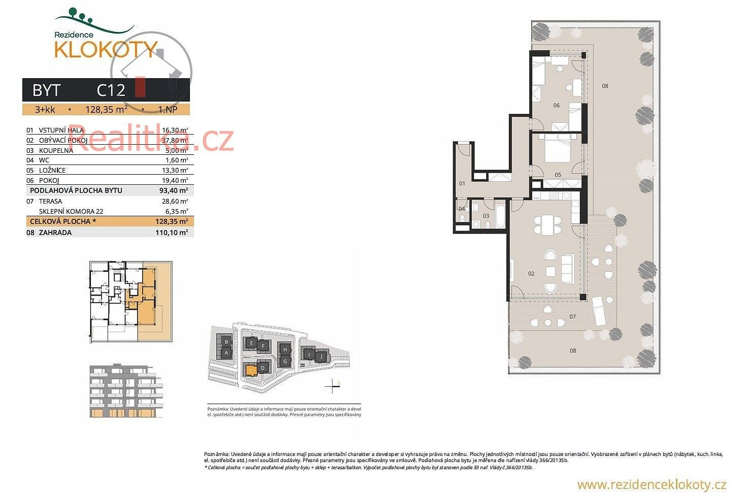 Byt 3+kk · 128 m² · Jaroslava Vacka, Tábor - Klokoty - 4